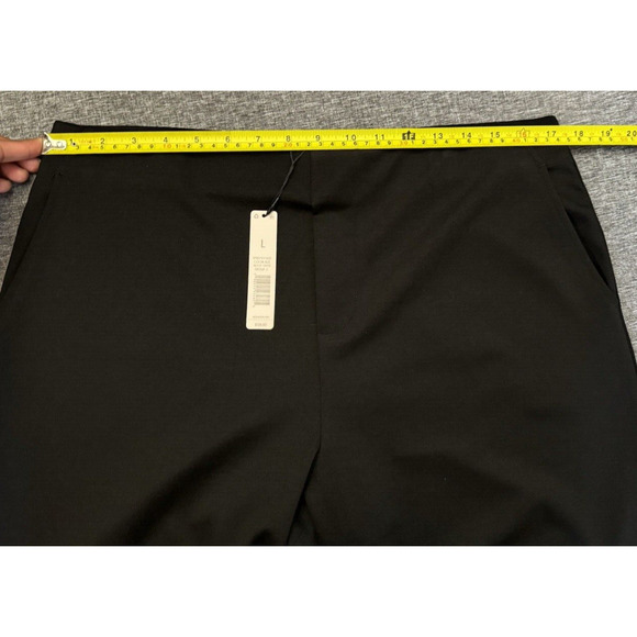 Nic + Zoe Drapey Ponte Wide leg ankle pant in Black Onyx Size Large - Picture 3 of 8